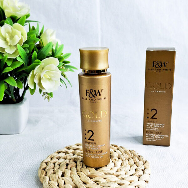 Fair & White Gold Ultimate 2 Even Tone Intense Active Serum With Argan Oil