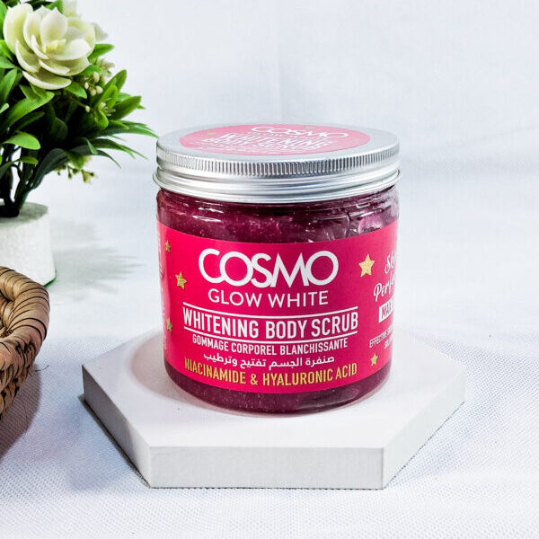 Cosmo Glow White Body Scrub Niacinamide & Hyaluronic Acid