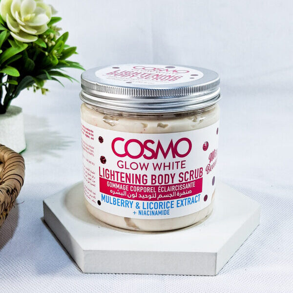 Cosmo Glow White Body Scrub Mulberry & Licorice Extract