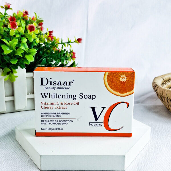 Disaar Whitening Soap Vitamin C & Rose Oil Extracts