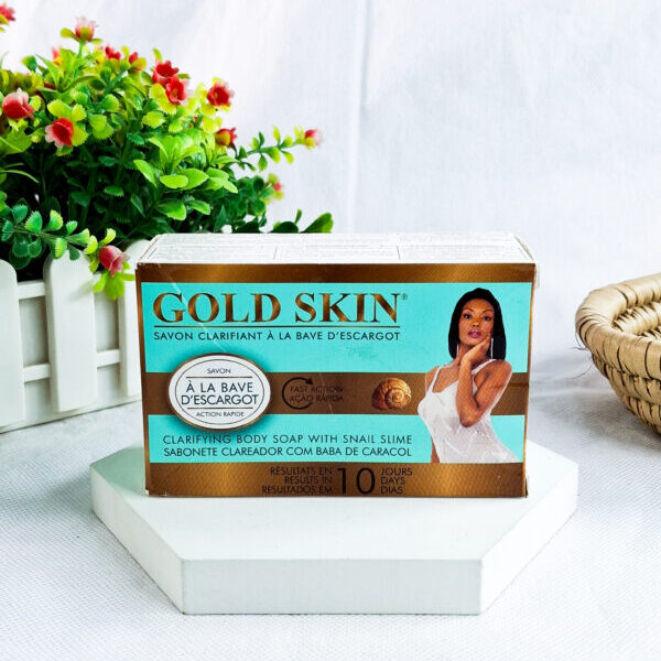 Gold Skin Clarifying Body Soap with Snail Slime