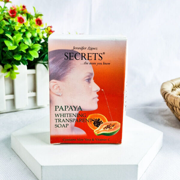 Jennifer Lopez Secrets Papaya Whitening Transparent Soap