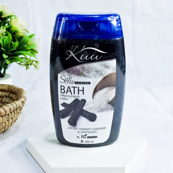 Kuu Salt Scrub Charcoal Bath