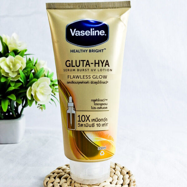 Vaseline Gluta-Hya Serum Burst Uv Lotion Flawless Glow
