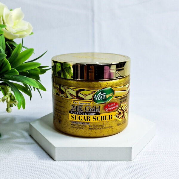 Veet Gold 24k Gold Sugar Face Body Scrub