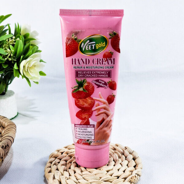 Veet Gold Hand Cream Repair & Moisturizing with Strawberry