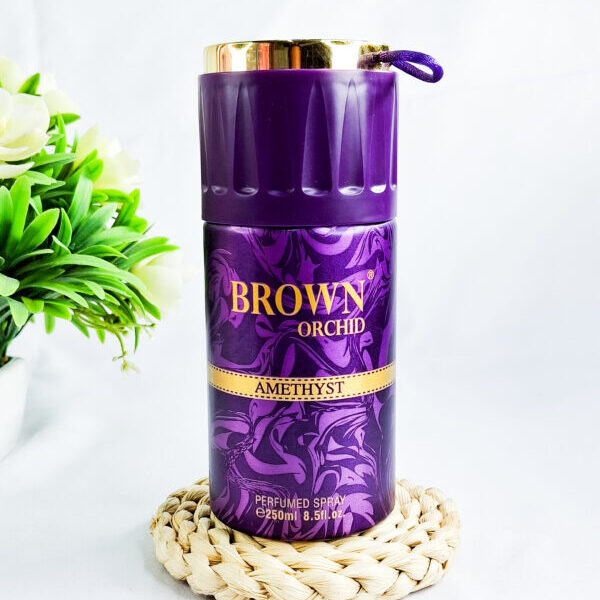 Brown Orchid Amethyst Perfumed Spray