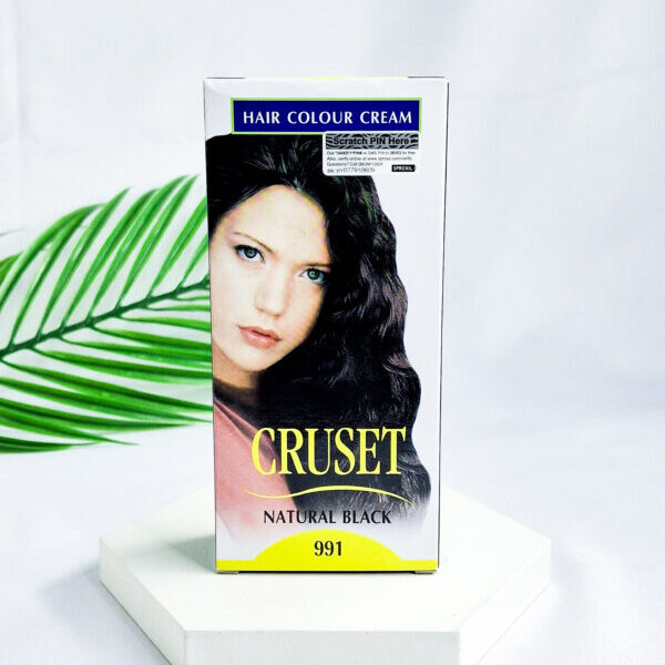 Cruset Natural Black Hair Colour Cream