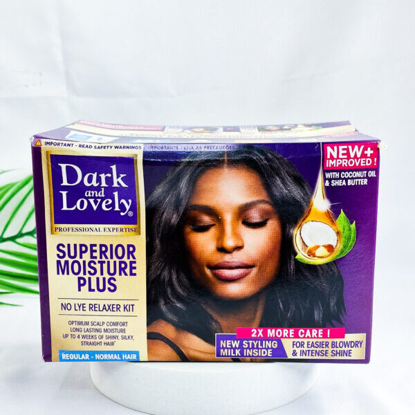 Dark & Lovely Superior Moisture Plus no lye Relaxer