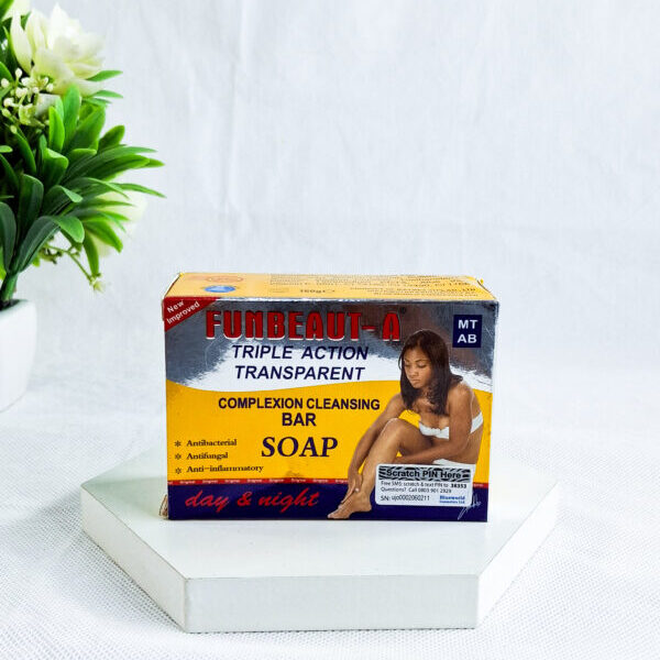 Funbeaut-A Tripe Action Transparent Complexion Cleansing Bar  Soap
