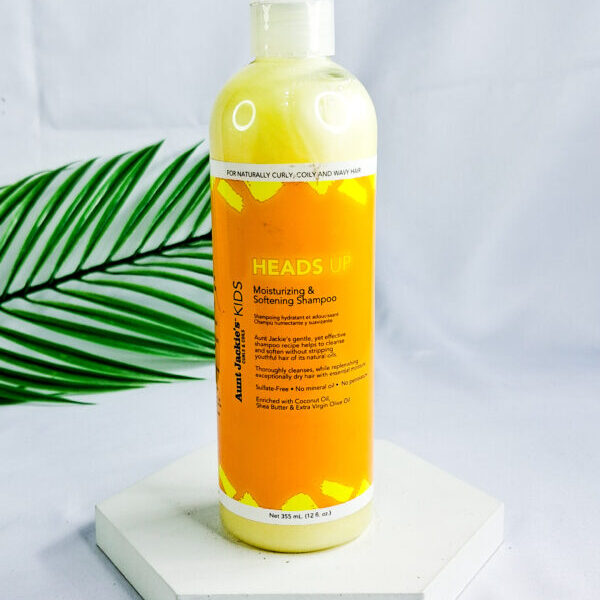 Auntie Jackie's Kids Curls & Coils Heads Up Moisturizing & Softening Shampoo
