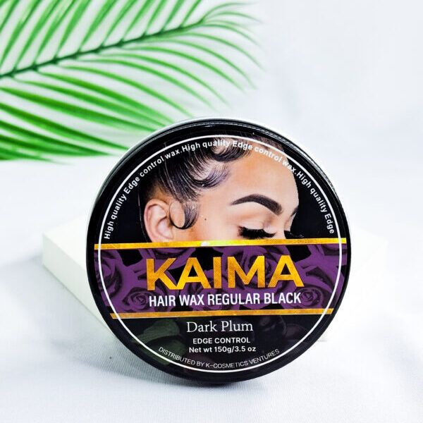 Kaima Hair Wax Regular Black Dark Plum Edge Control