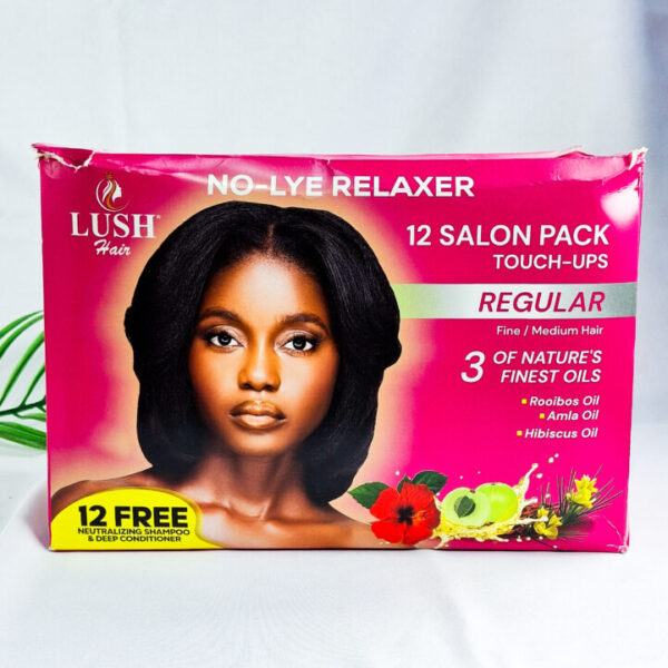 Lush Hair no lye Relaxer 12 Salon Packs