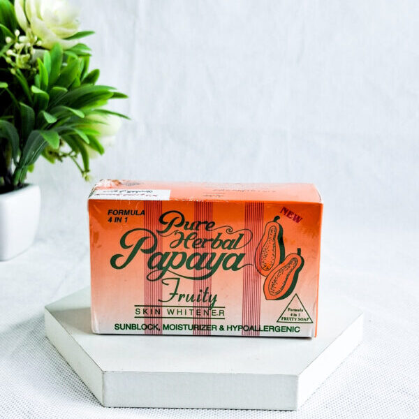 Pure Herbal Papaya Fruity Skin Whitener Soap