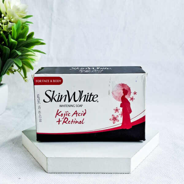 Skin White Whitening Soap Kojic Acid+ Retinol