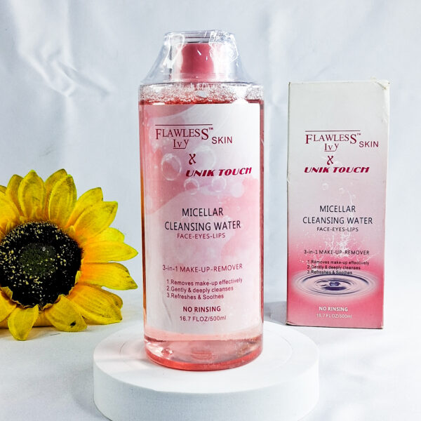 Flawless Ivy Skin & Unik Touch Micellar Cleansing Water