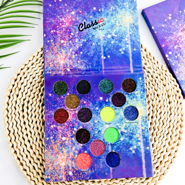 Classic Makeup Usa Carnival Pressed Glitter Palette