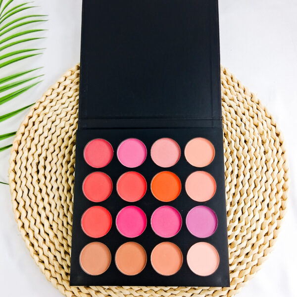 Classic Makeup Usa Glamorous Blush 16 Color Blush Palette