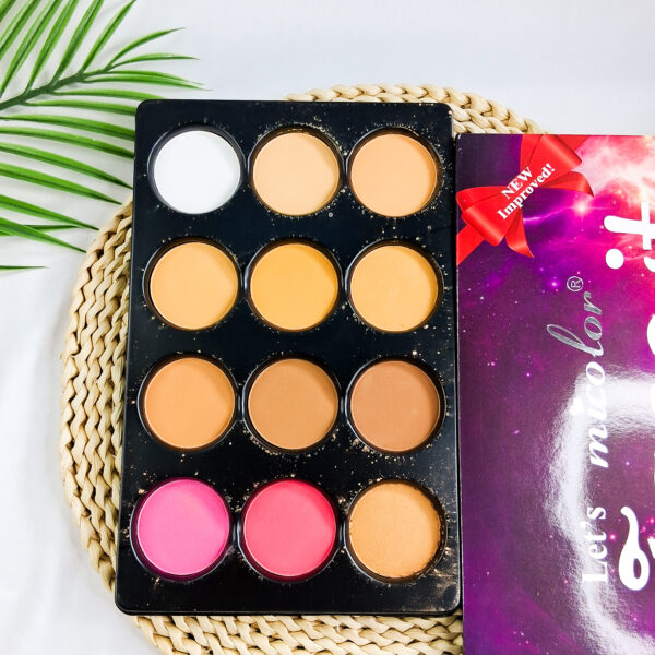 Let's Micolor Face It Face Sculptor And High Definition Matte Pressed Powder Palette