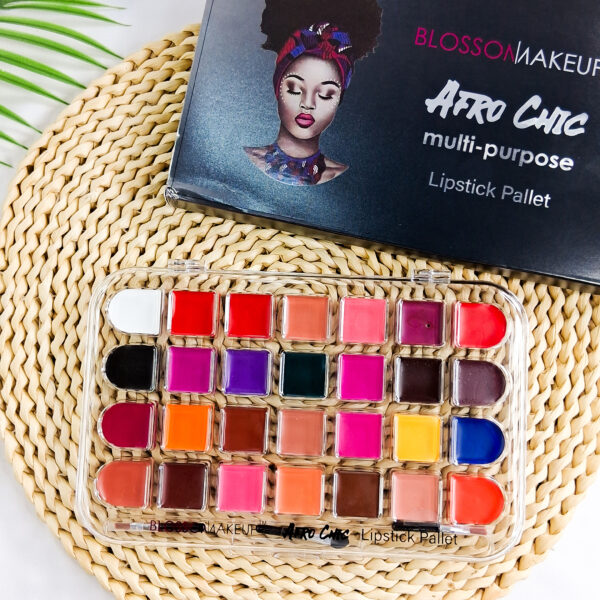Blossom Makeup African Chic Multi- Purpose lipstick Palette