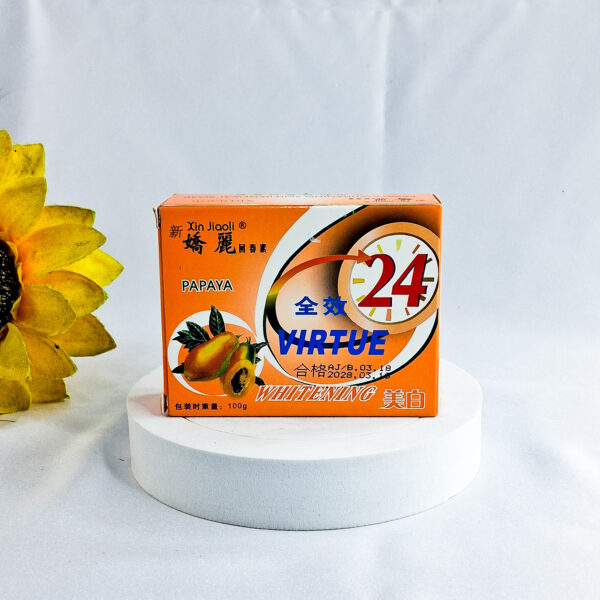 24 Virtue Papaya Whitening Soap