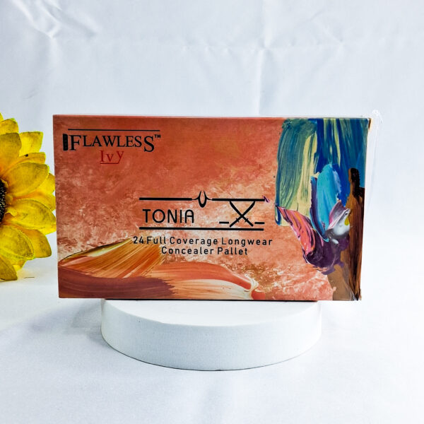 Flawless Ivy Tonia -X- 24 Full Coverage Longwear Concealer Pallet