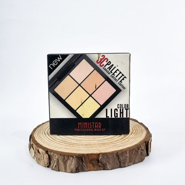 Ministar 3C Palette Conceal Correct Contour – Color Light