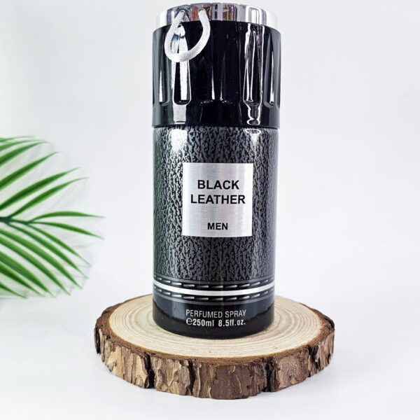 Black Leather Men Perfumed Spray