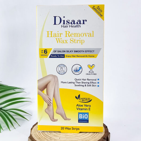 Disaar Hair Removal Wax Strip - Aloe Vera Vitamin E