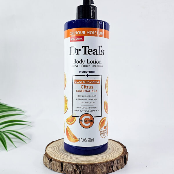 Dr Teal’s Body Lotion (Glow & Radiance Citrus Essential Oils)