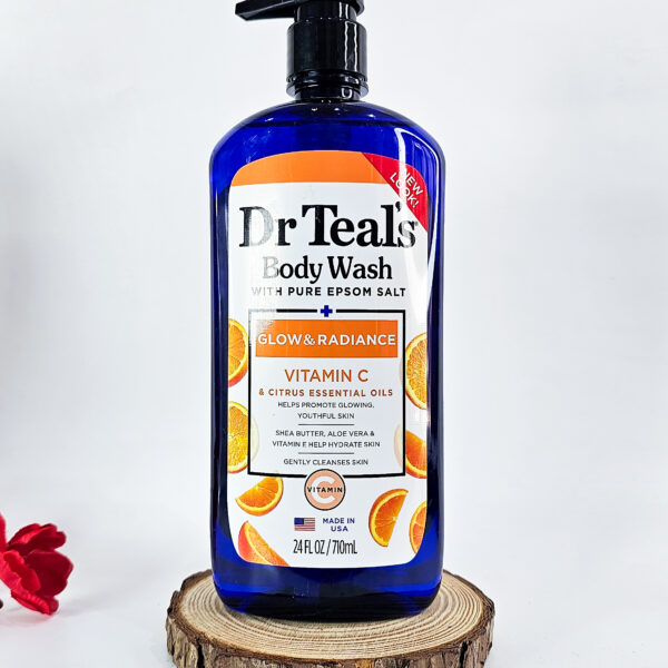 Dr Teal’s Body Wash with Pure Epsom Salt - Vitamin C & Citrus Essential Oils