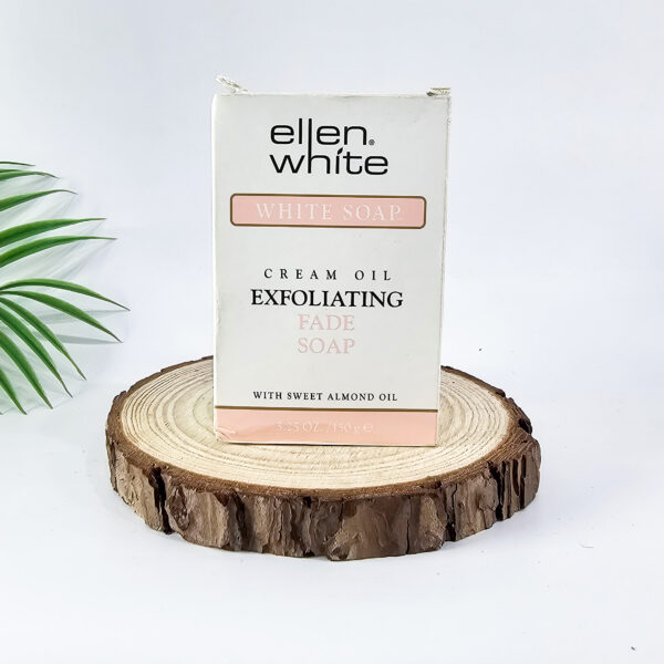 Ellen White White Soap - Cream Oil Exfoliating Fade Soap with Sweet Almond Oil