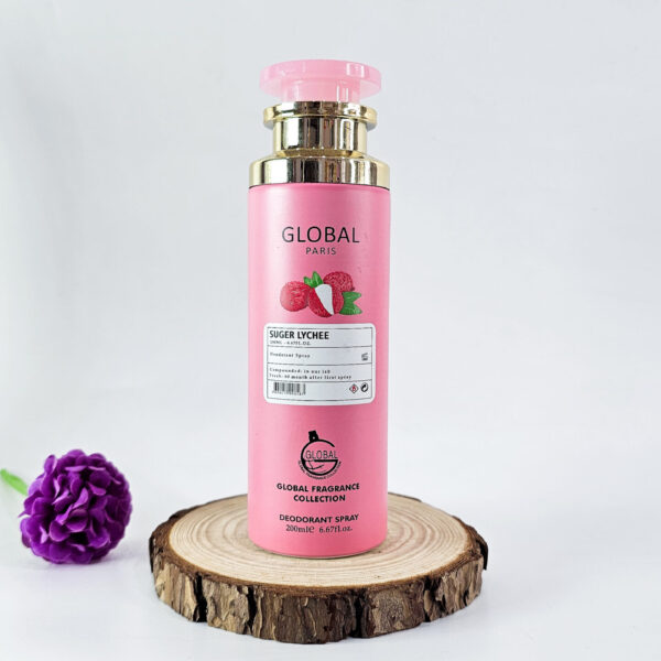 Global Paris Sugar Lychee Deodorant Spray