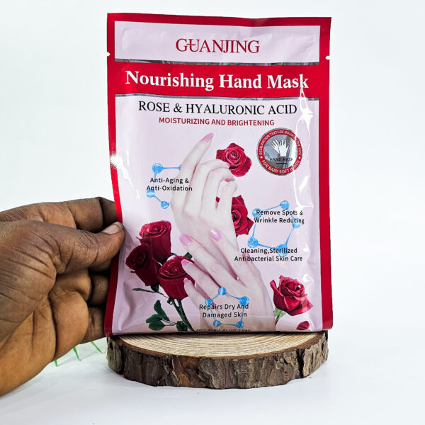 Guanjing Nourishing Hand Mask – Rose & Hyaluronic Acid