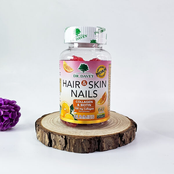 Dr. Davey Hair, Skin & Nails Collagen & Biotin Gummies