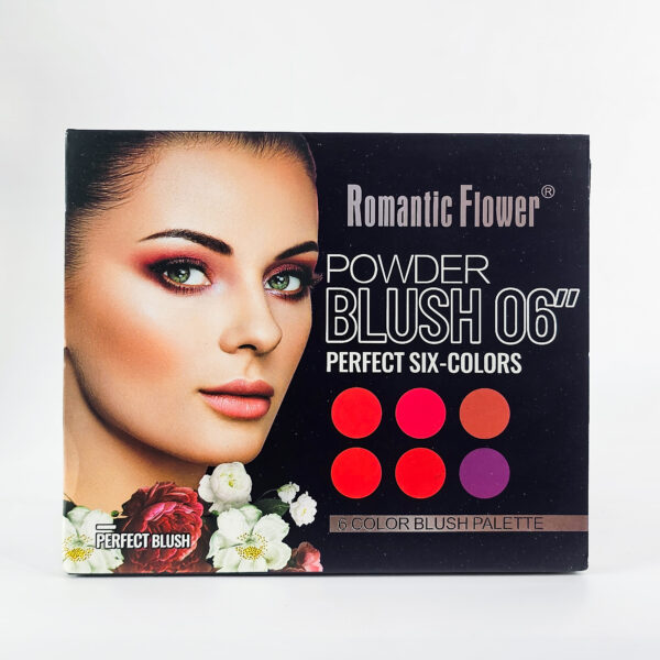 Romantic Flower Powder Blush 06 Perfect Six-Colors