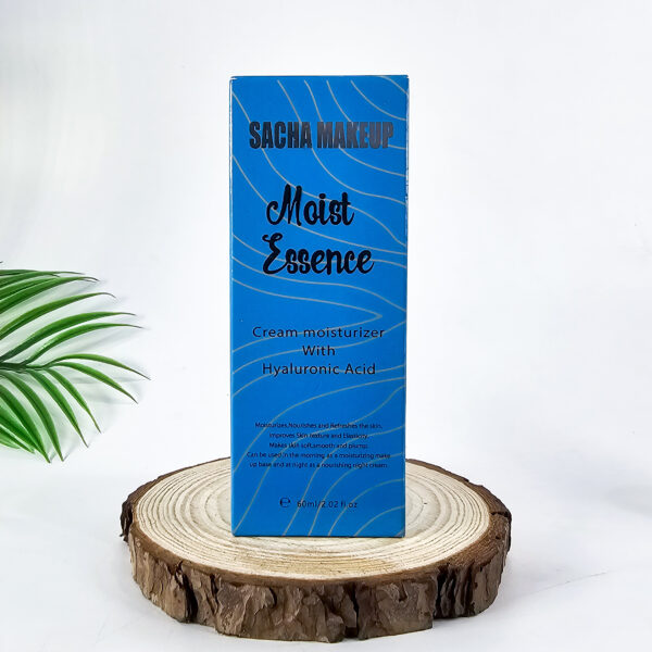 Sacha Makeup Moist Essence Cream-Moisturizer with Hyaluronic Acid