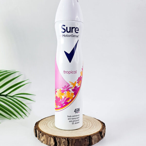 Sure MotionSense Tropical Anti-Perspirant Aerosol Spray