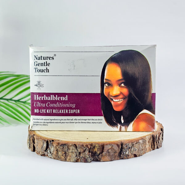 Natures Gentle Touch Herbalblend Ultra Conditioning No-Lye Kit Relaxer Super