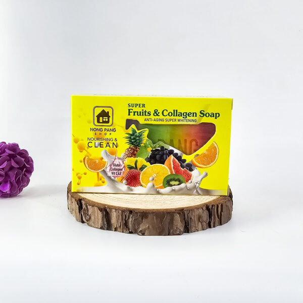 Nong Pang Shop Super Fruits & Collagen Soap – Anti-Aging Super Whitening