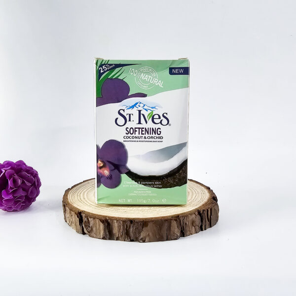 St. Ives Softening Coconut & Orchid Brightening & Moisturizing Bar Soap