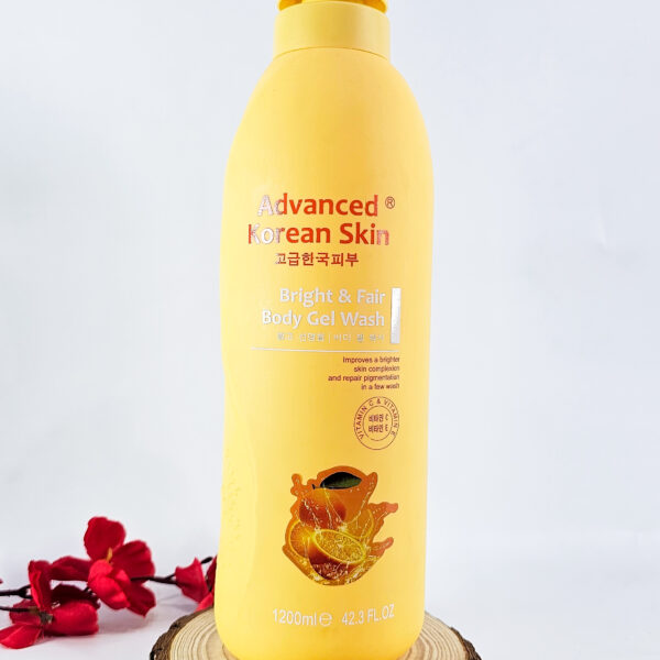 Advanced Korean Skin Bright & Fair Body Gel Wash