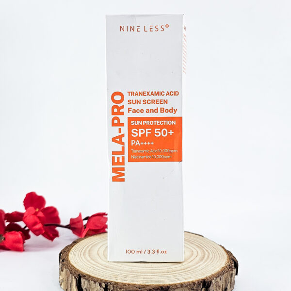 NINE LESS MELA-PRO TRANEXAMIC ACID SUN SCREEN Face and Body