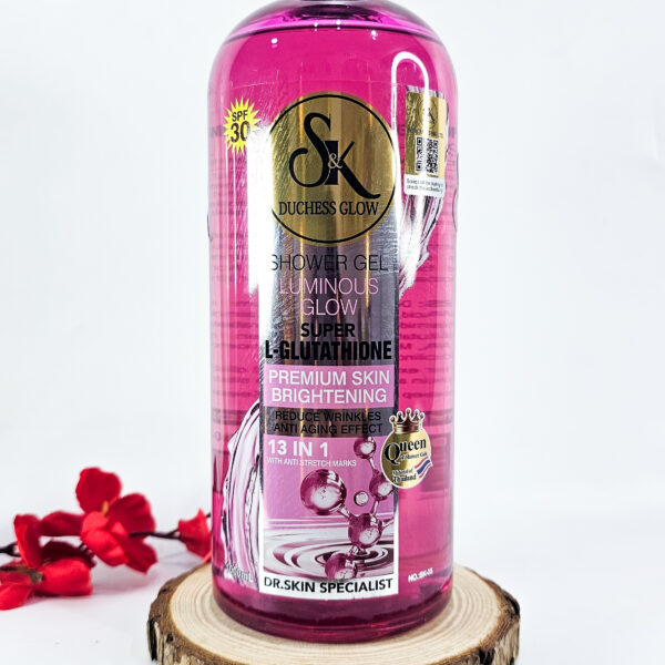 S&K Duchess Glow Luminous Glow Super L-Glutathione Premium Skin Brightening Shower Gel