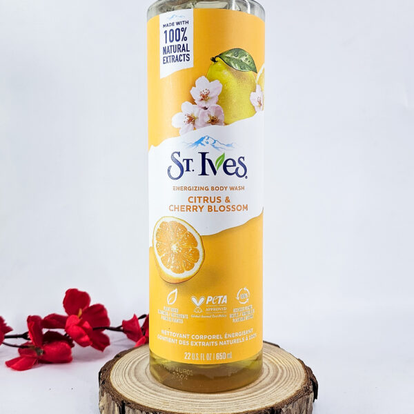 St. Ives Energizing Body Wash Citrus & Cherry Blossom