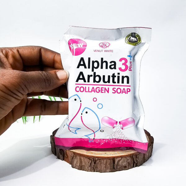 Venut White Alpha Arbutin 3 Plus Collagen Soap